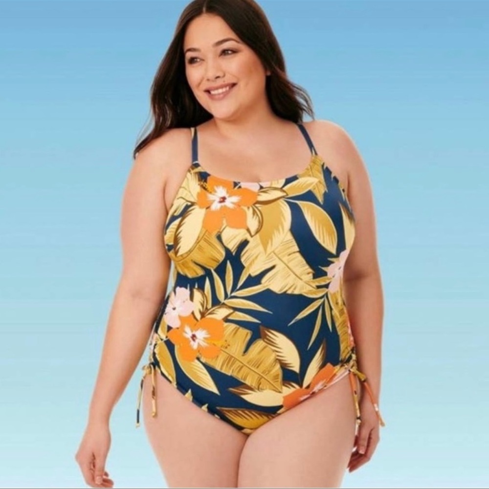 NWT Miracle Brands Beach Betty Side Ties Size 2X